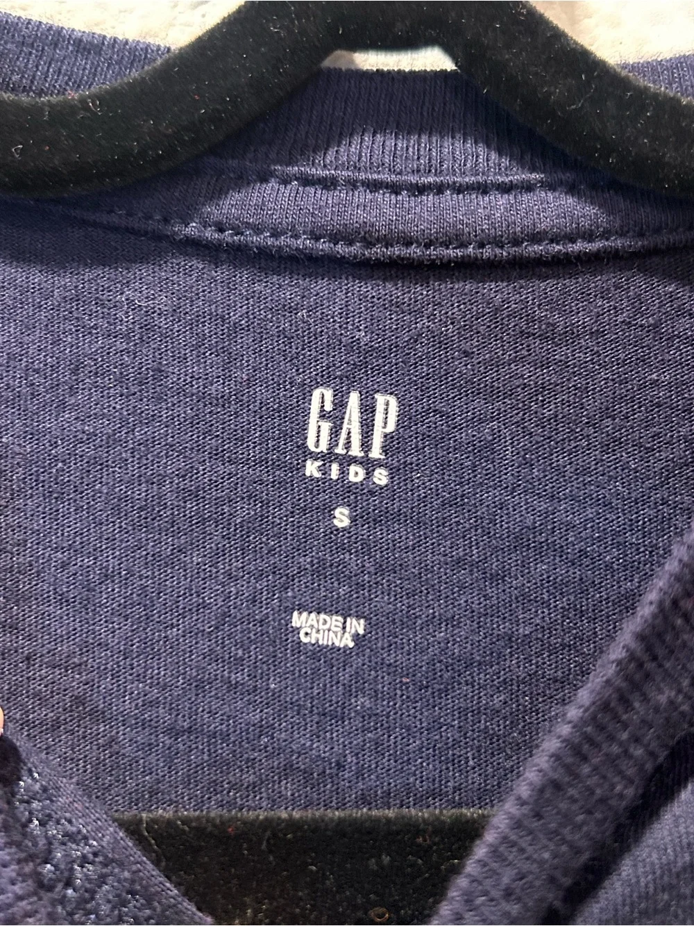 GAP Navy Snoopy & Woodstock Holiday Lights Tee